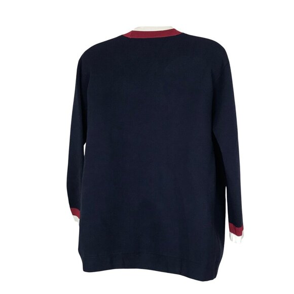 Sandro Paris Anouchica Open Front Collegiate Style Cardigan Size S - Picture 6 of 9